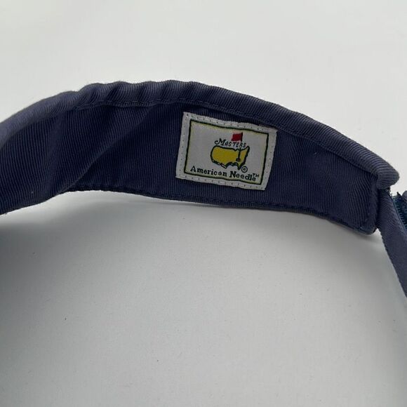 American Needle 2019‎ Masters Visor Blue Hook And Loop Adjustable Closure - Picture 5 of 5